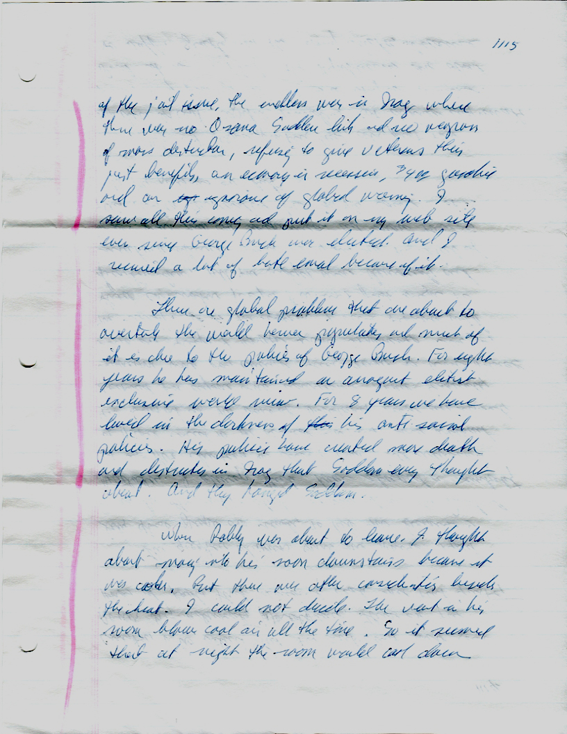 Dr John WorldPeace 2008 Prison Journal
